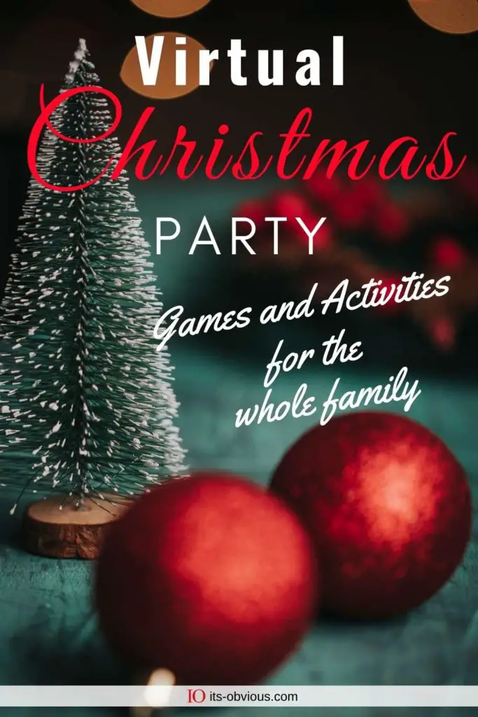 Virtual Christmas Party Games and Activities For Family