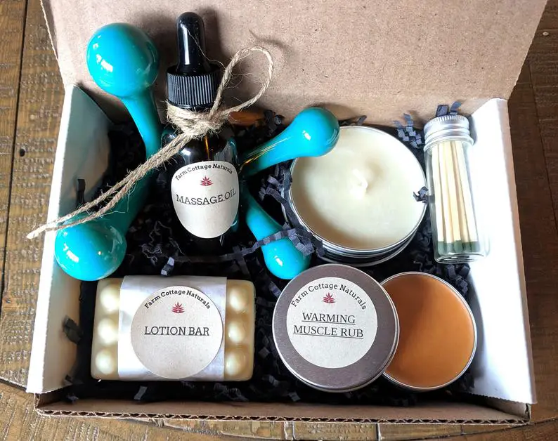 Christmas Gift Box and Basket for Couples