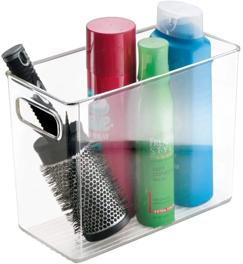 Plastic Storage Container Bin Organizer Hair Tools