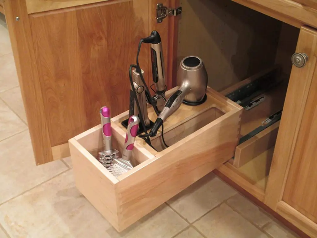 Hair Tools Storage Cabinet