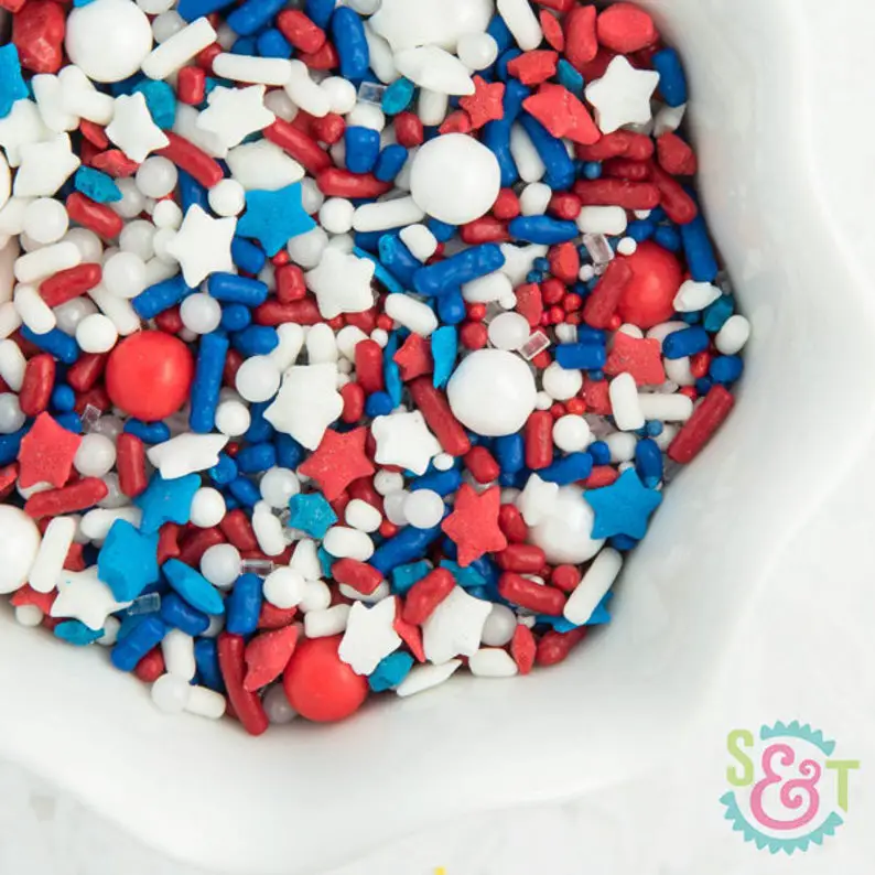 Stars & Stripes Sprinkle Mix