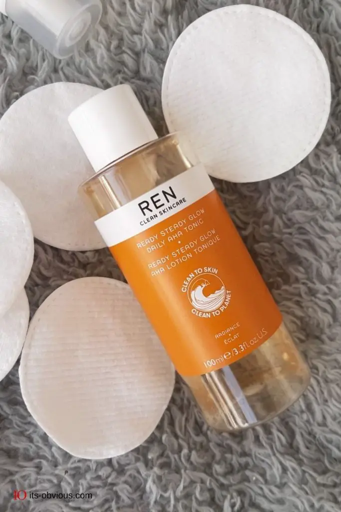 Full Review on REN Ready Steady Glow Daily AHA Tonic