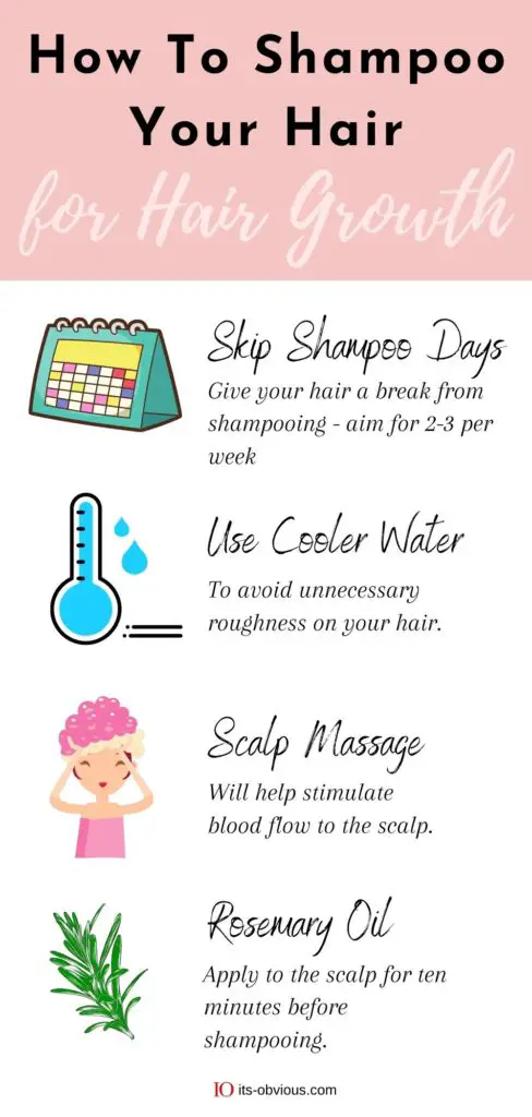 how to shampoo your hair for hair growth naturally routine