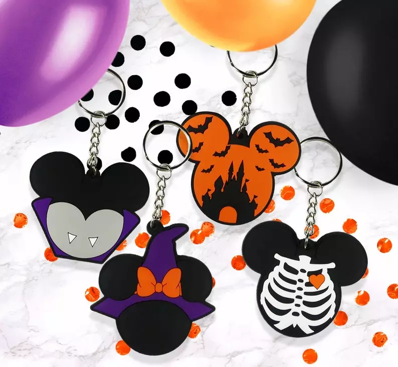 Mickey Keychain candy alternatives Halloween party favors for kids 
