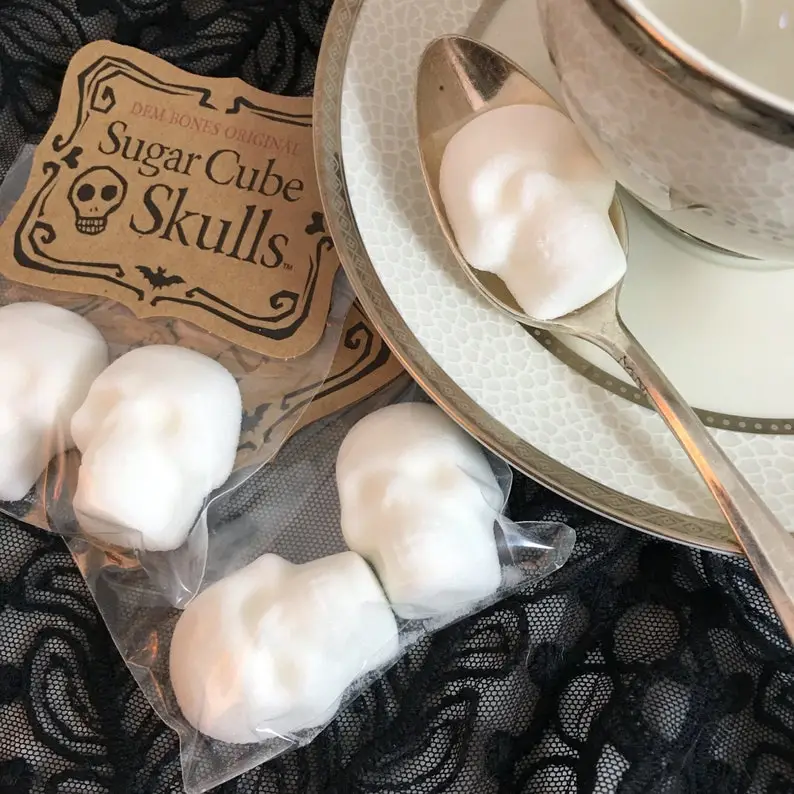 Skull Sugar Cubes Halloween Party Favors for Adults 